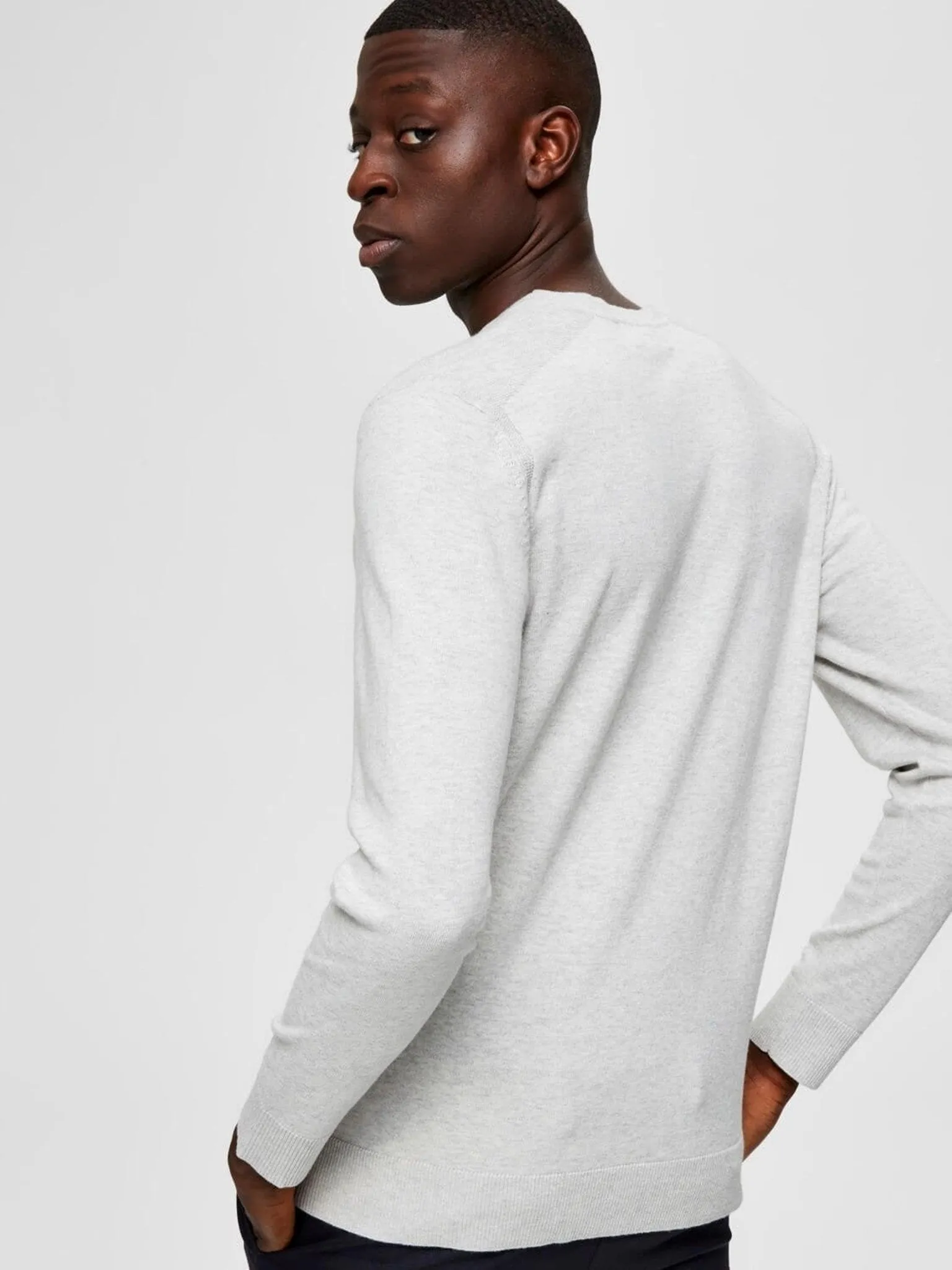 Organic Cotton Pullover - White