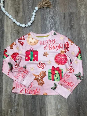 PAP Tween Merry and Bright Pullover