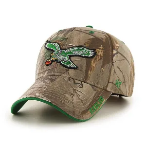 Philadelphia Eagles 47 Brand Realtree Camo Frost MVP Adjustable Hat Cap