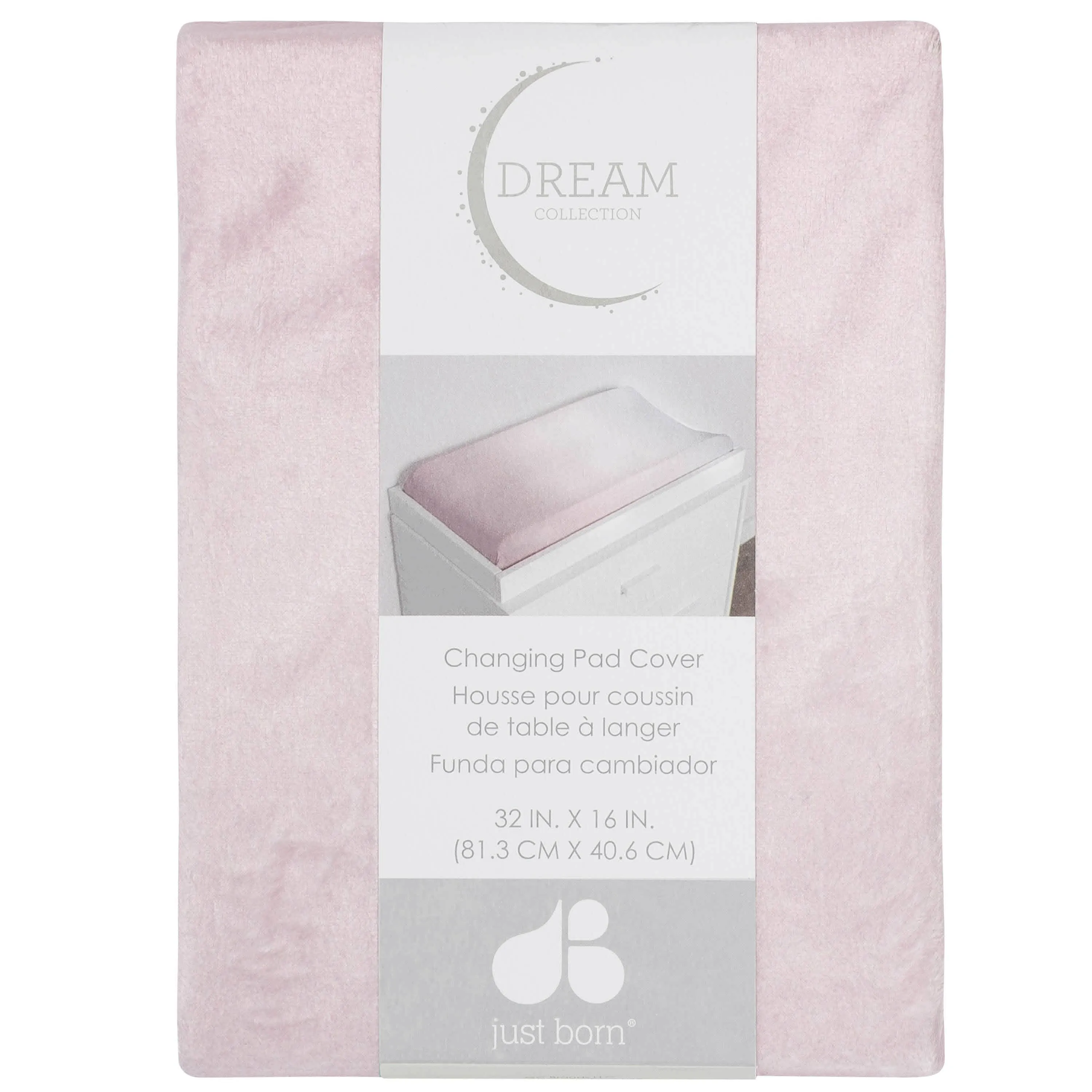 Pink Ombre Changing Pad Cover