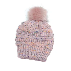 Pink Pom Pom Hat (POM12)