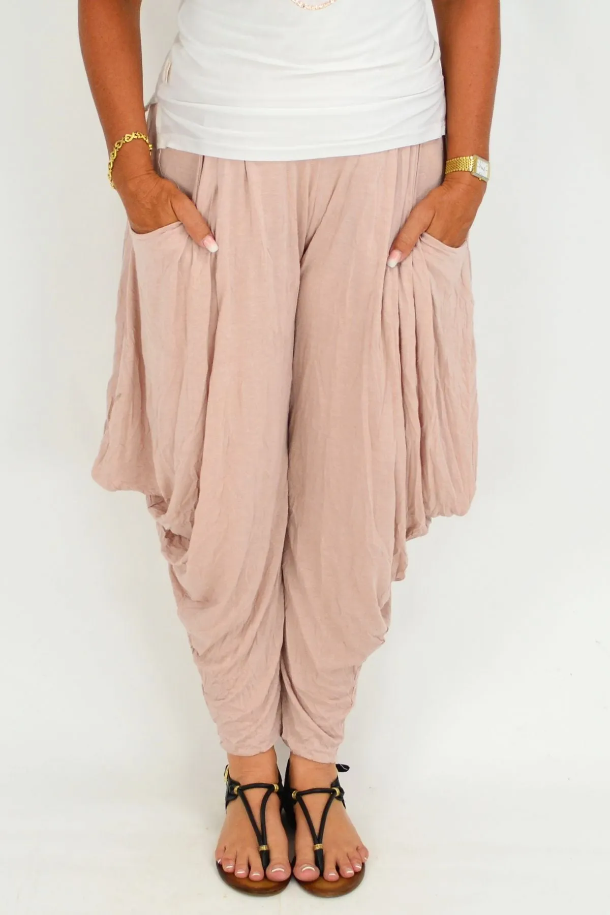 Pink Sophia Harem Style Pants