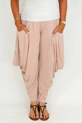 Pink Sophia Harem Style Pants