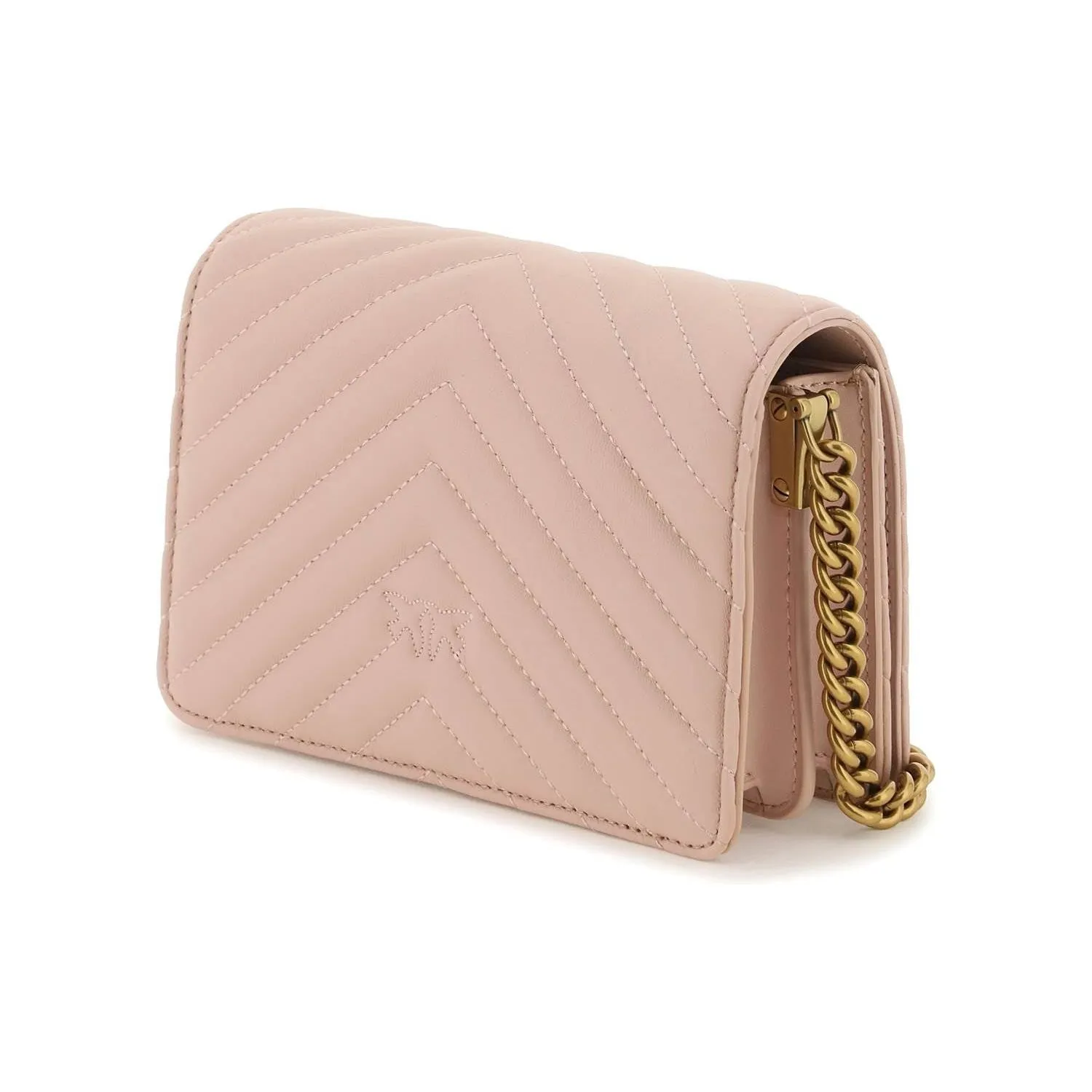 Pinko love click mini chevron bag