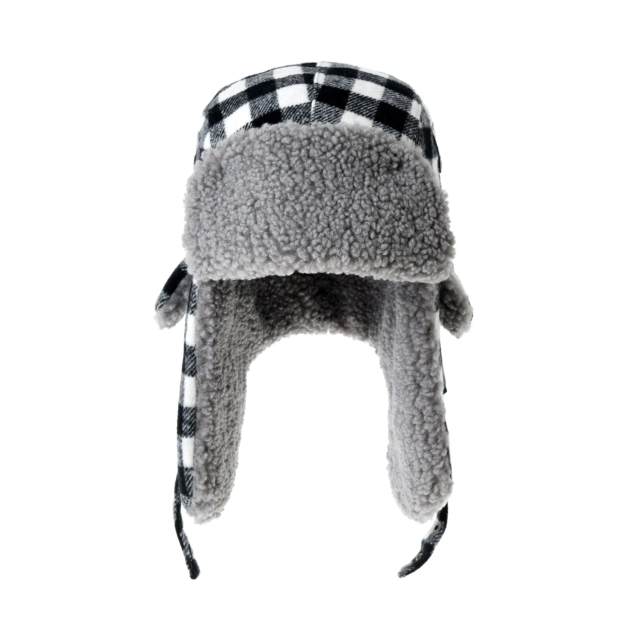 Plaid Winter Trapper Skiing Trooper Hat Ear Flap Cap YZT0093