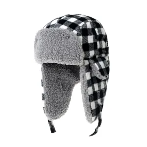 Plaid Winter Trapper Skiing Trooper Hat Ear Flap Cap YZT0093