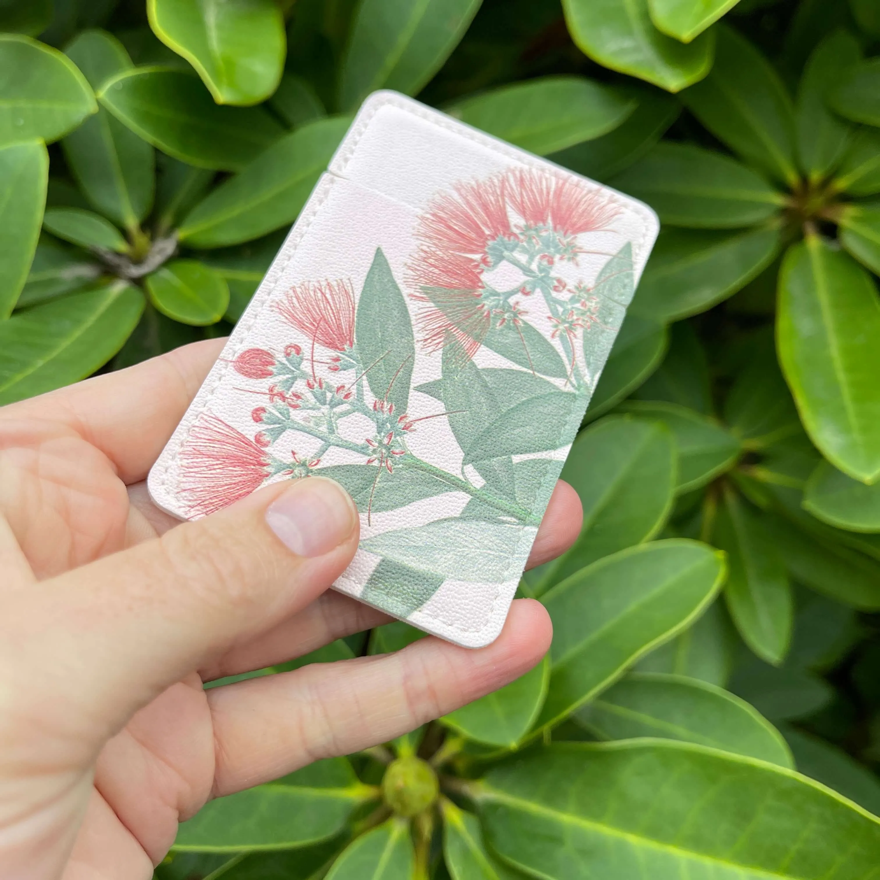 Pocket Mirror - Pōhutukawa Flower