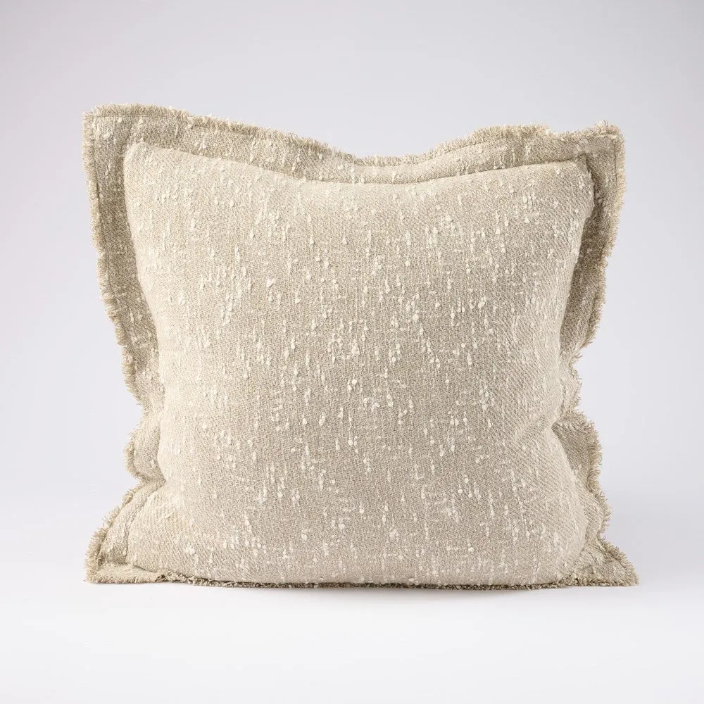 Polo Cushion - Natural/White 