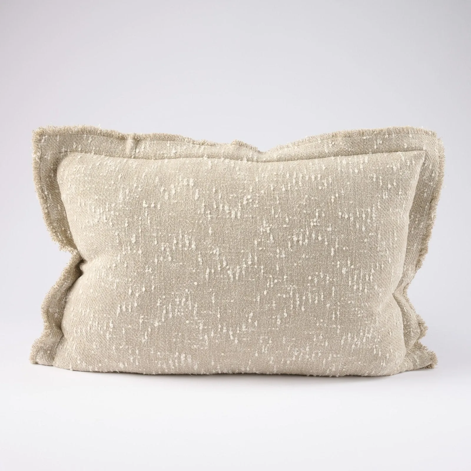 Polo Cushion - Natural/White 