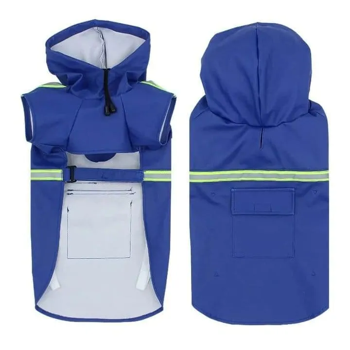 Rainaway™ - Dog Raincoat With Leash/Harness Port