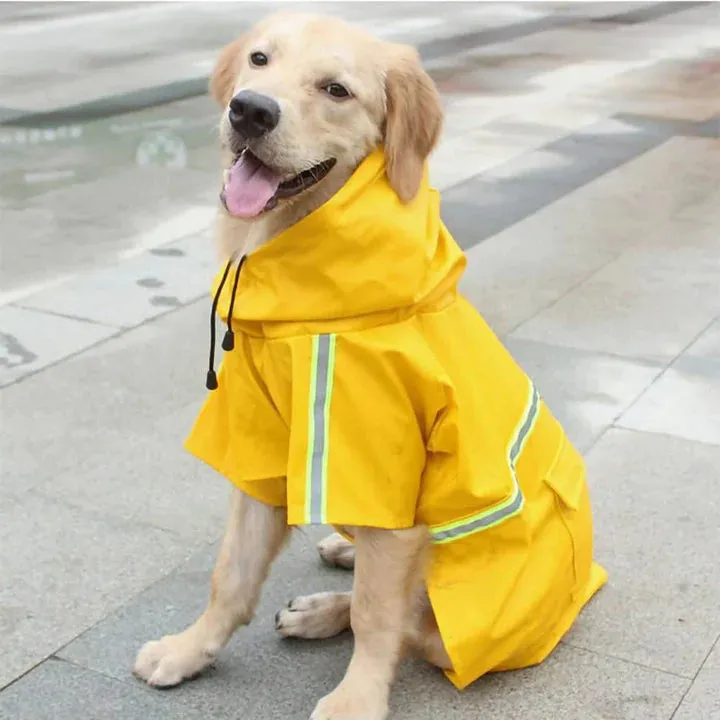 Rainaway™ - Dog Raincoat With Leash/Harness Port