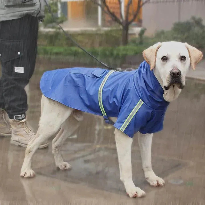 Rainaway™ - Dog Raincoat With Leash/Harness Port