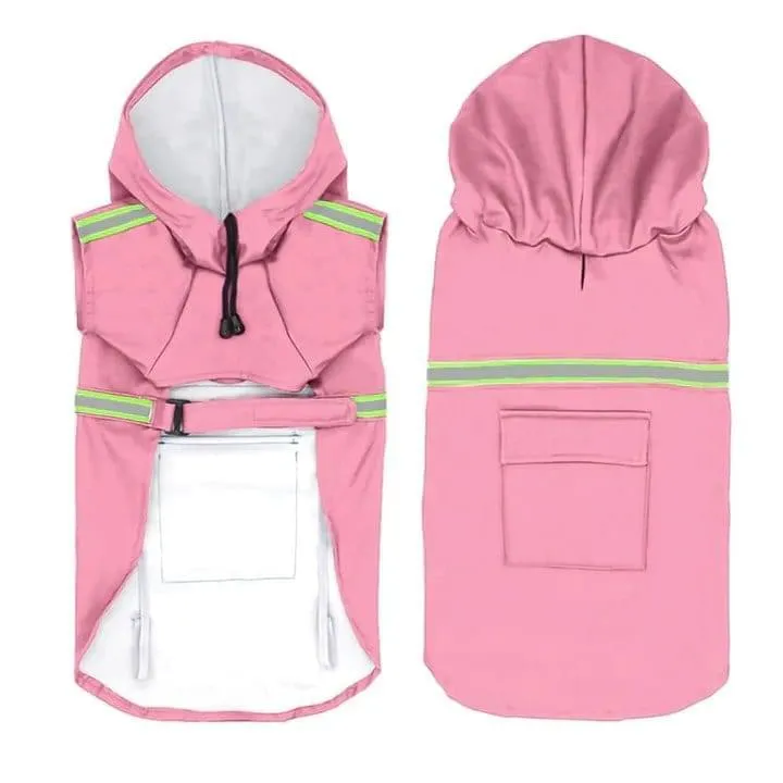 Rainaway™ - Dog Raincoat With Leash/Harness Port