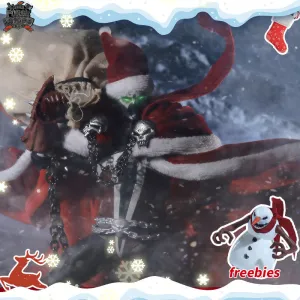 【READY FOR SHIP】Custom "Christmas cape set" for Mcfarlane Spawn