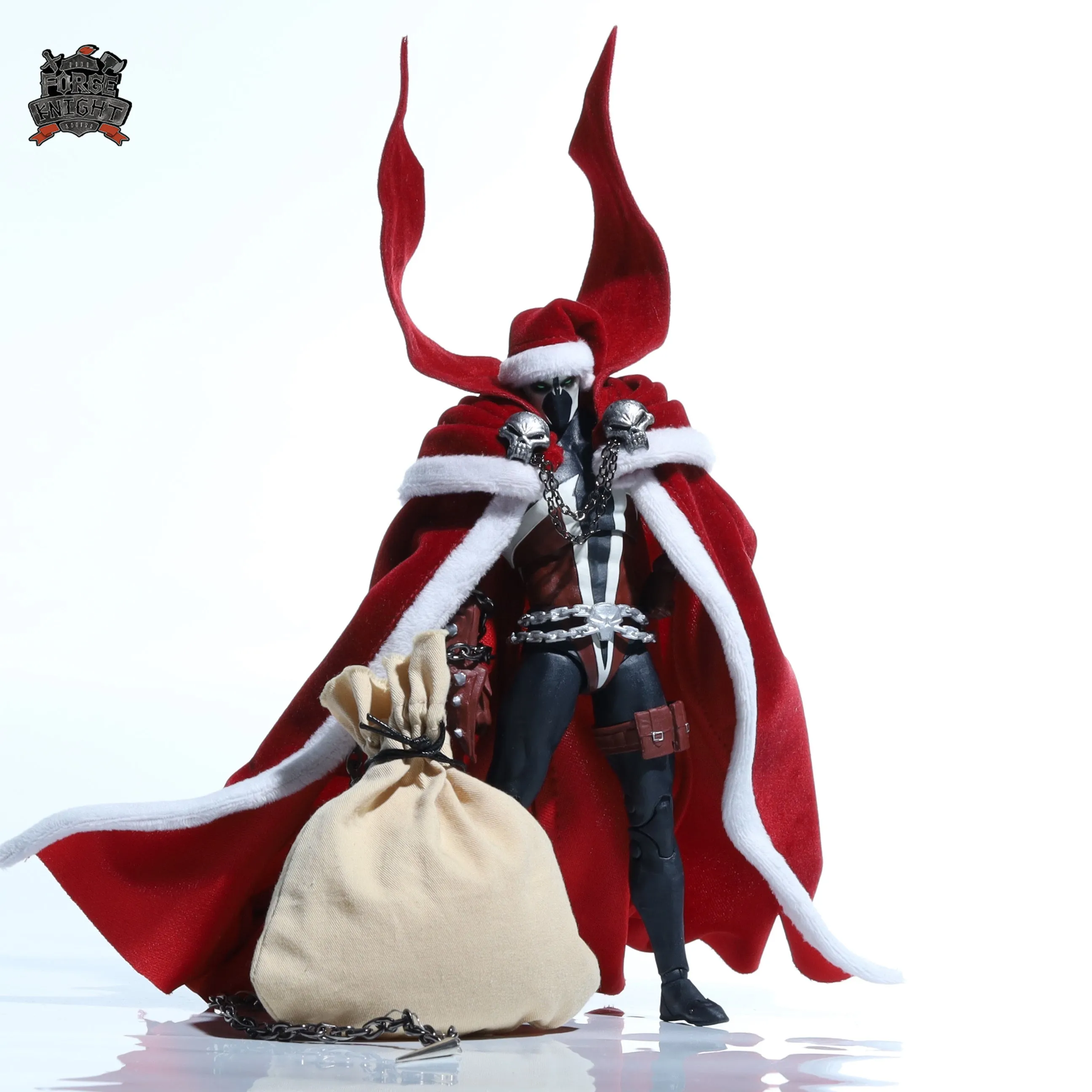 【READY FOR SHIP】Custom "Christmas cape set" for Mcfarlane Spawn