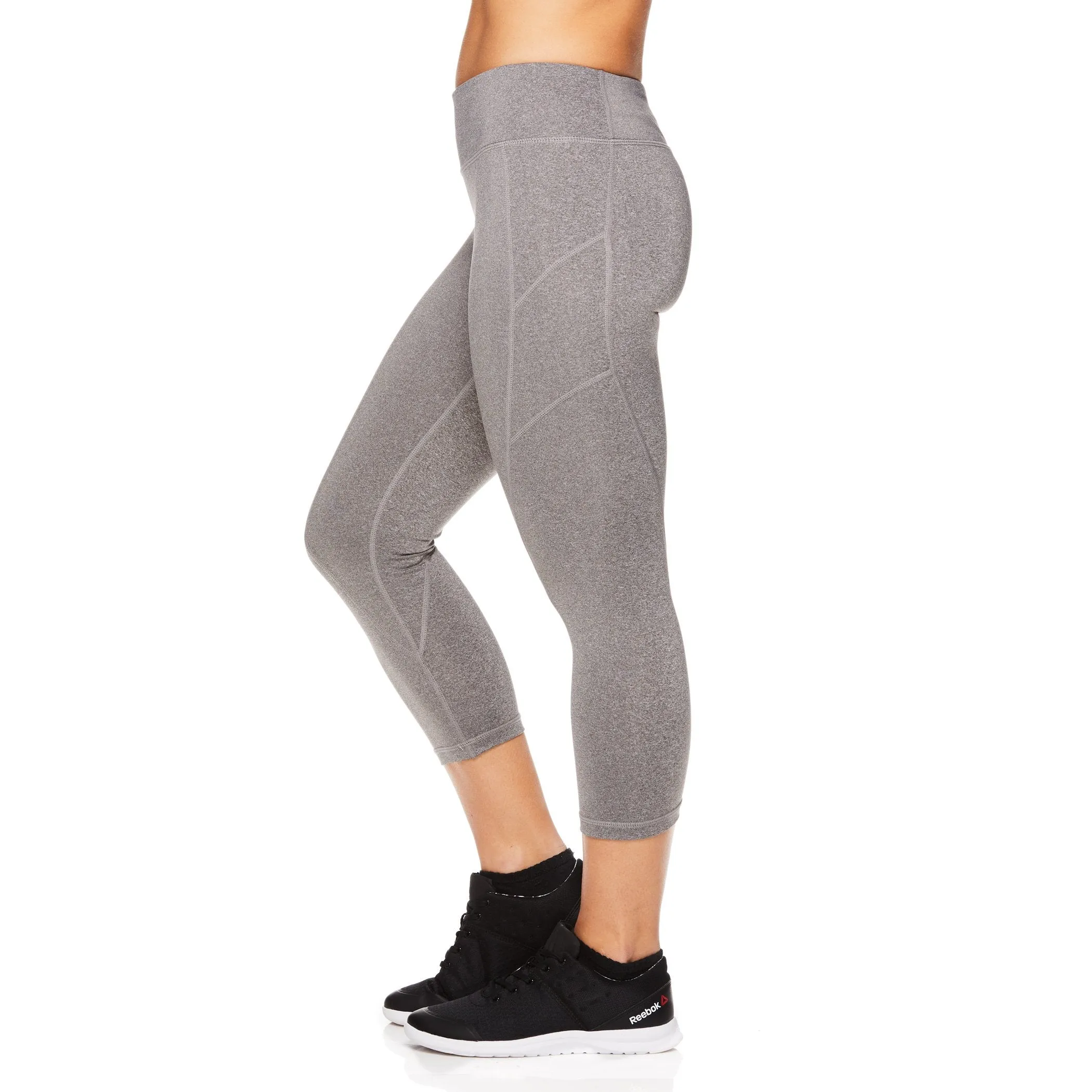 Reebok Women's Quick Capri Seamed Leggings