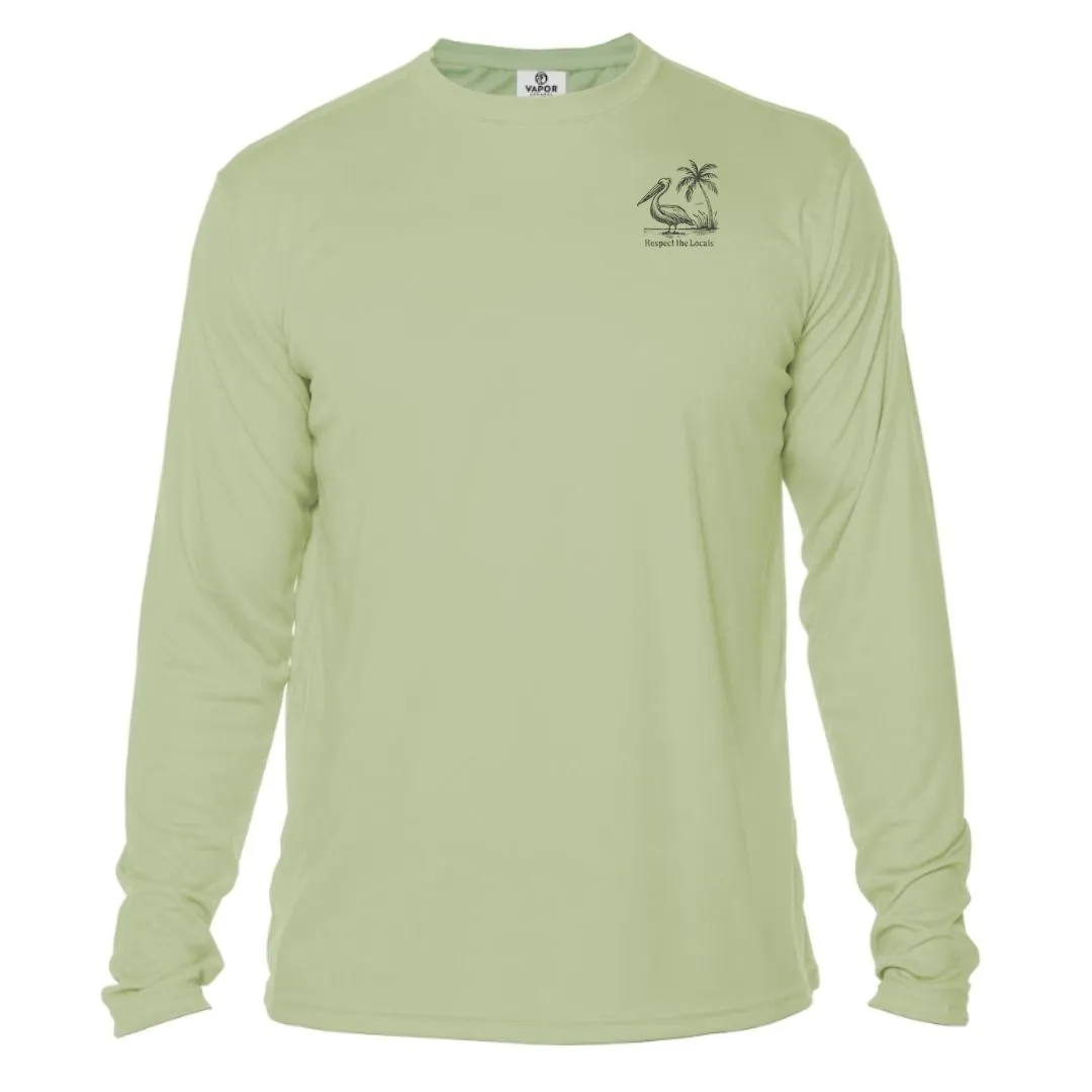 Respect the Locals Pelican Sun Shirt - UPF50 Sun Protection Dryfit Tee