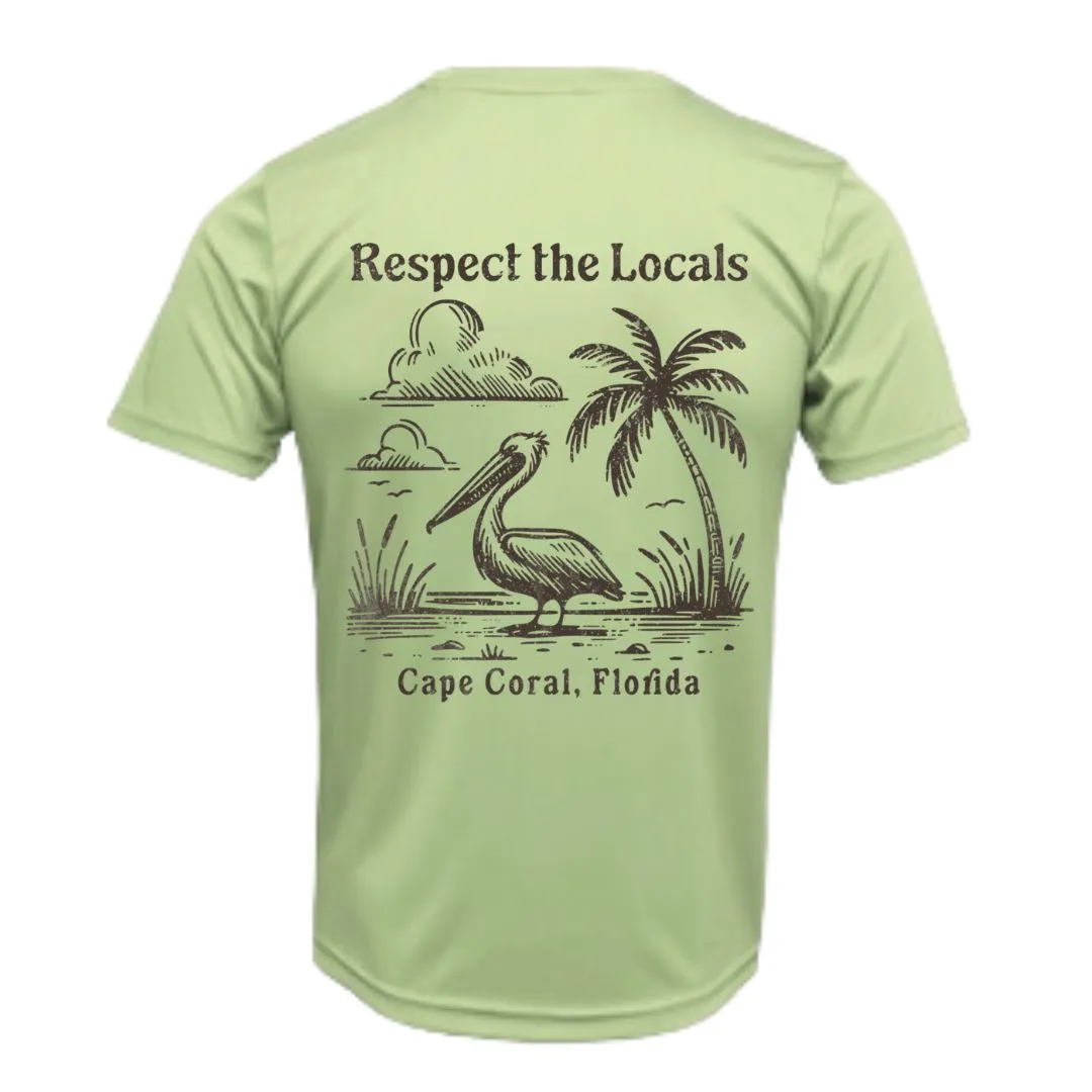 Respect the Locals Pelican Sun Shirt - UPF50 Sun Protection Dryfit Tee