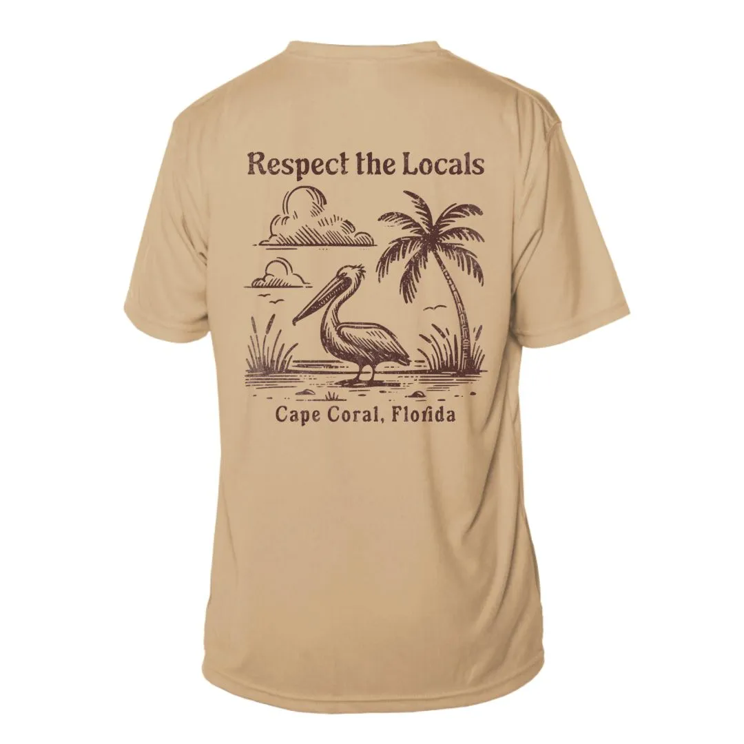 Respect the Locals Pelican Sun Shirt - UPF50 Sun Protection Dryfit Tee