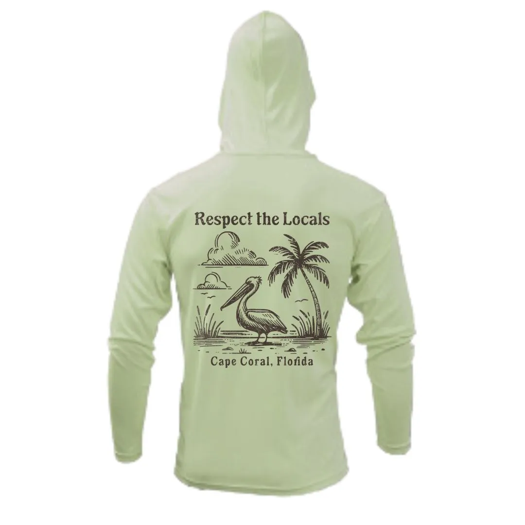 Respect the Locals Pelican Sun Shirt - UPF50 Sun Protection Dryfit Tee