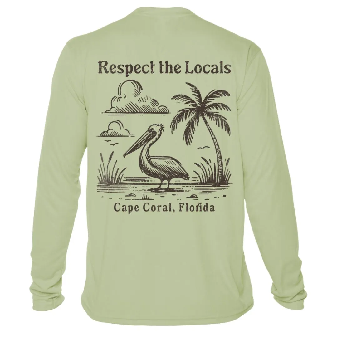 Respect the Locals Pelican Sun Shirt - UPF50 Sun Protection Dryfit Tee