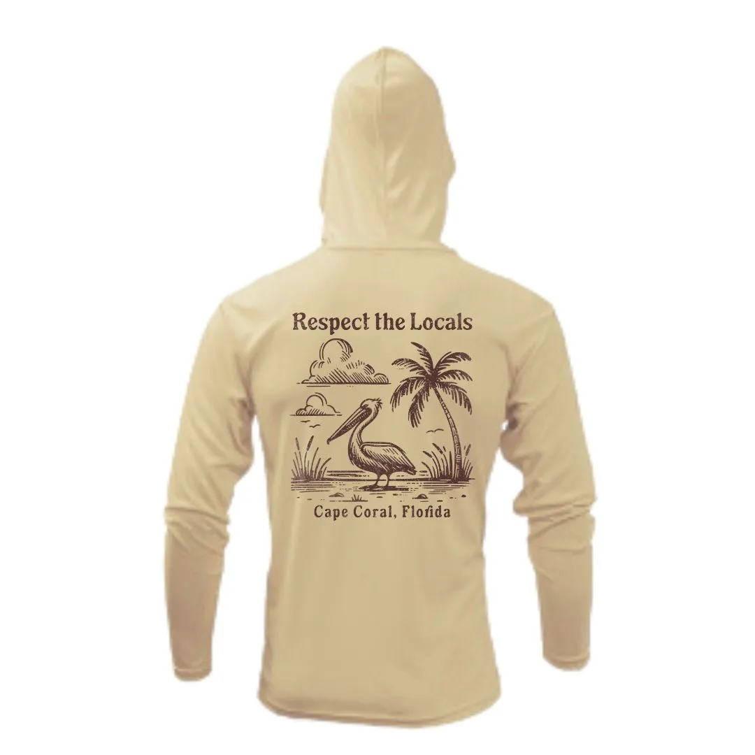 Respect the Locals Pelican Sun Shirt - UPF50 Sun Protection Dryfit Tee