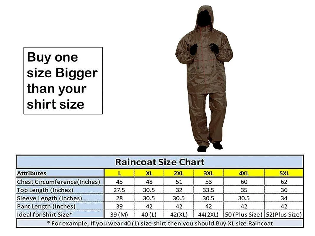 Romano nx 100% Water Resistant Very Heavy Rain Hooded Rain Cheater Suit Men in a Storage Bag