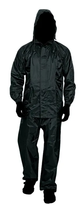 Romano nx 100% Waterproof High Quality Double Layer Hooded Rain Cheater Jacket Suit for Men in a Storage Bag