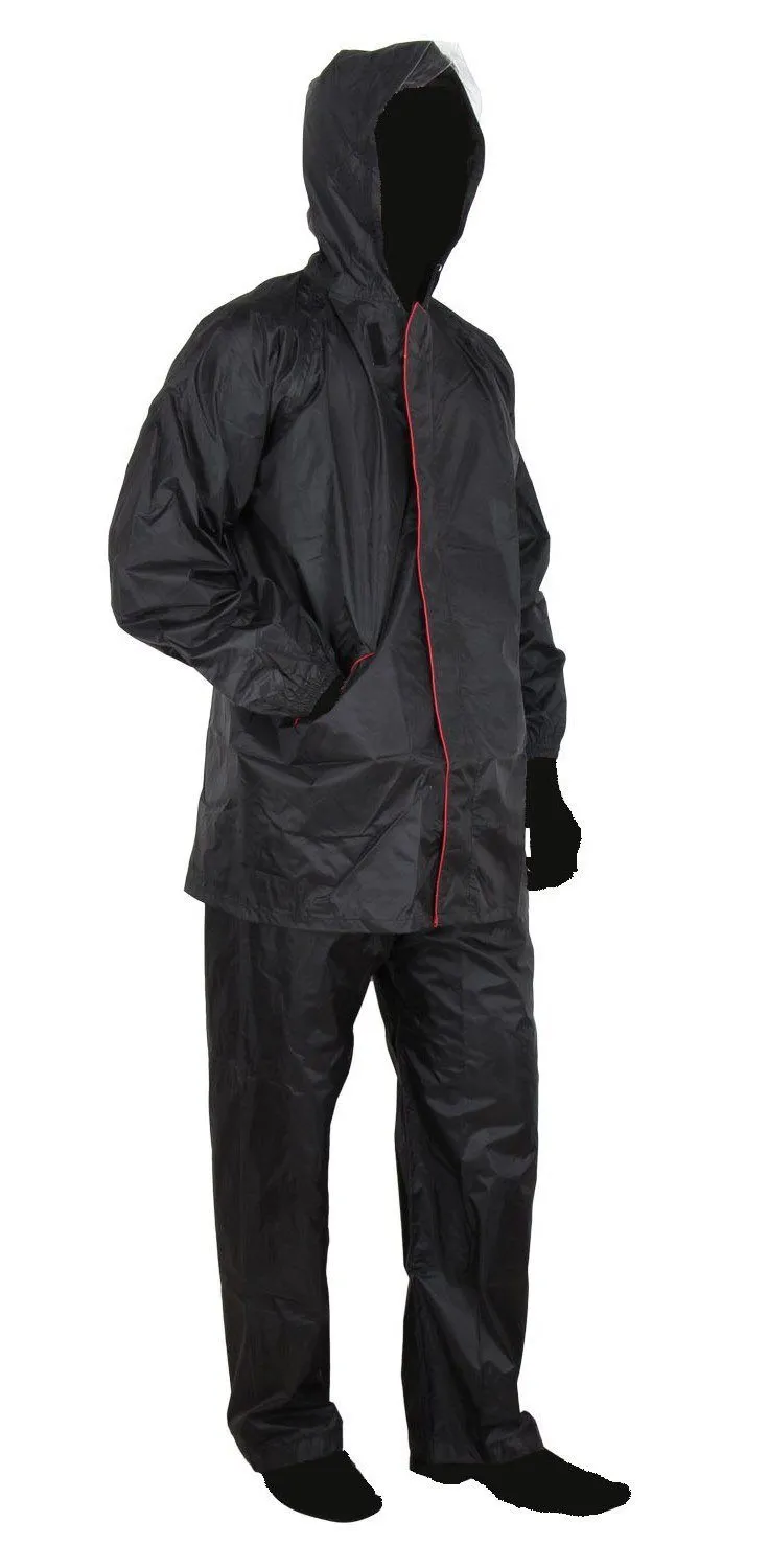 Romano nx 100% Waterproof Premium Quality Double Layer Hooded Rain Cheater Suit Men in a Storage Bag