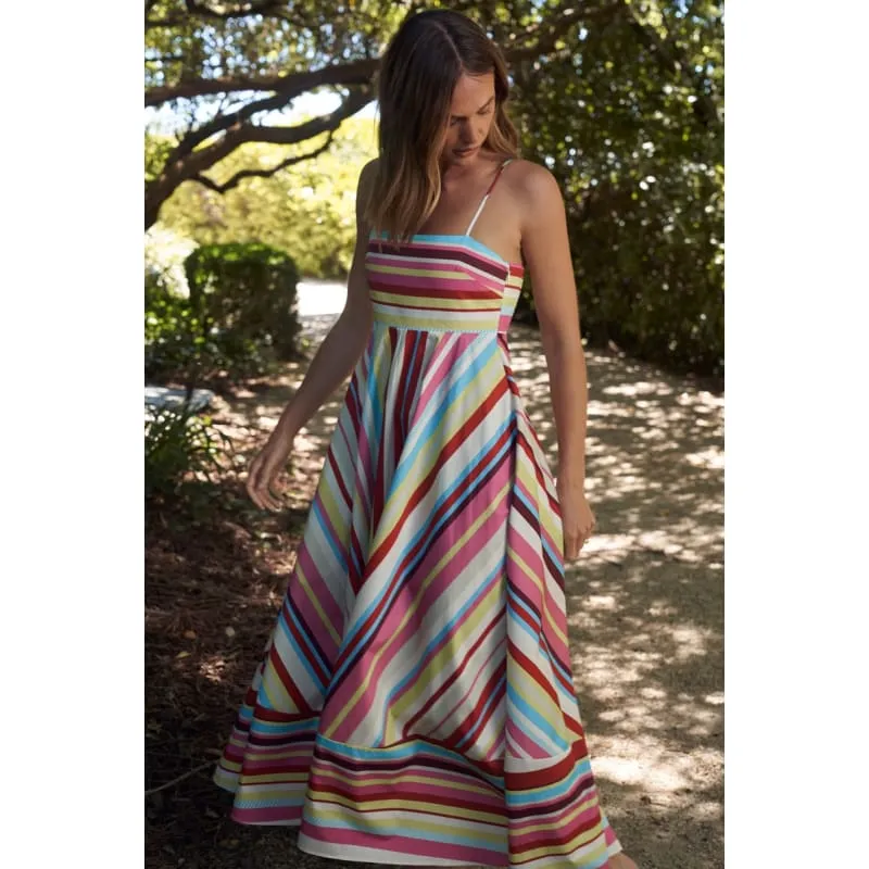 Rue Dress | Monarch Stripe