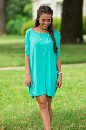 SALE-The Perfect Piko Half Sleeve Tunic-Light Green