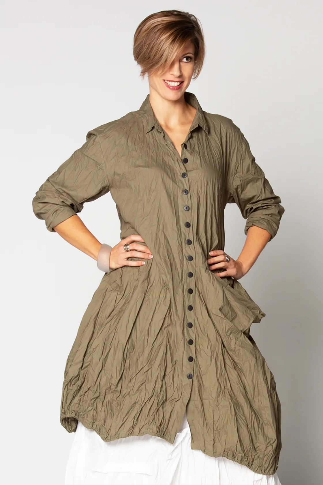 Santa Cruz Dress in Taupe Carnaby