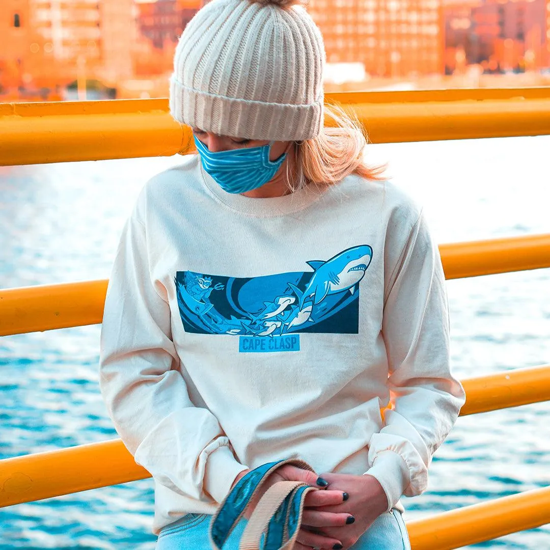 Santa Jaws Long Sleeve Tee