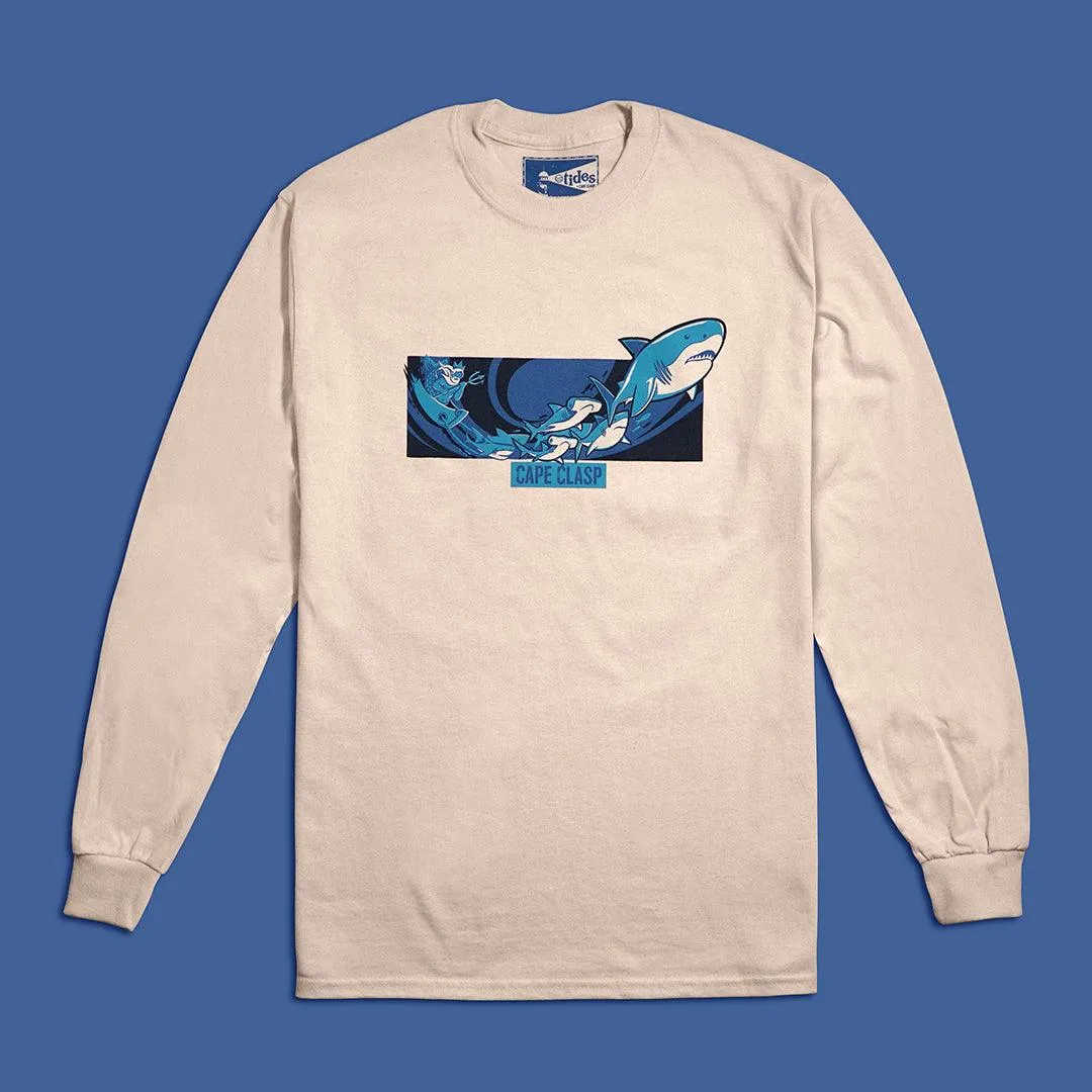 Santa Jaws Long Sleeve Tee