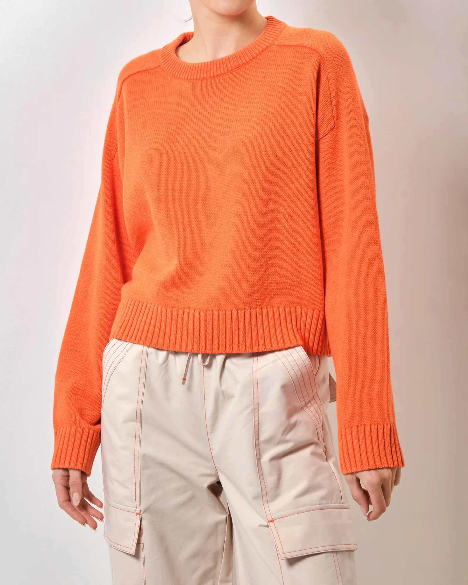 Seville Knit Jumper - Orange