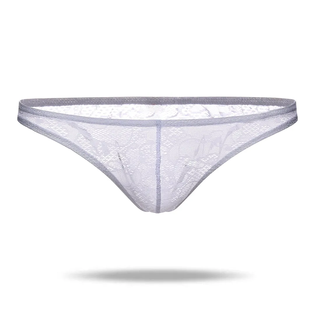 Sexy Style Low Waist Lace  Men's Brief