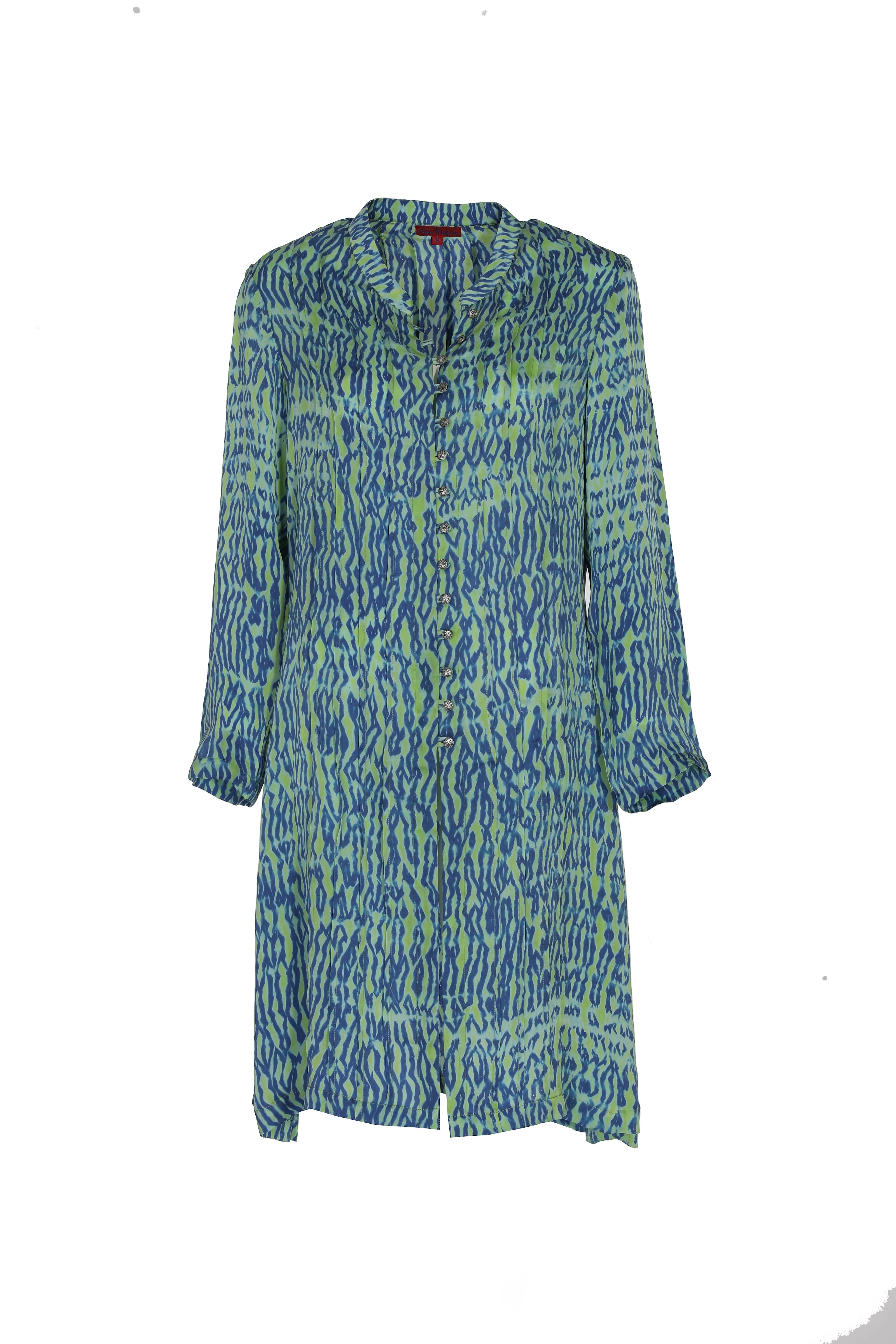 Shibori Panel Tunic Bamboo Silk Was £129 NOW £89