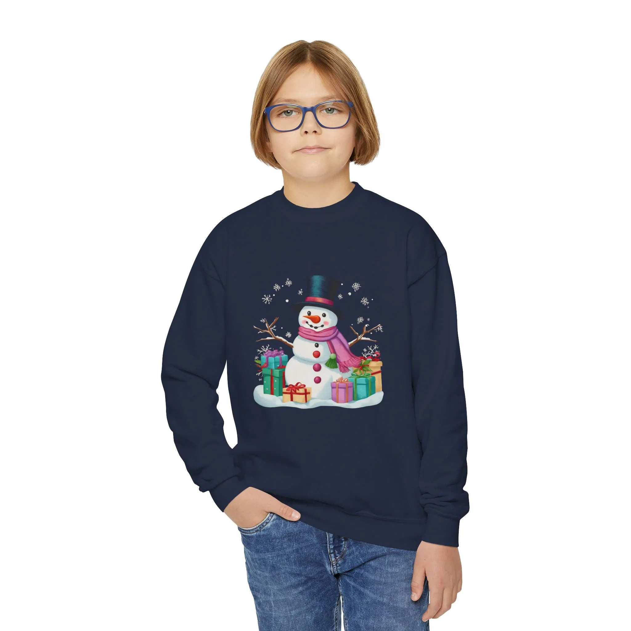 Snowman Youth Sweatshirt