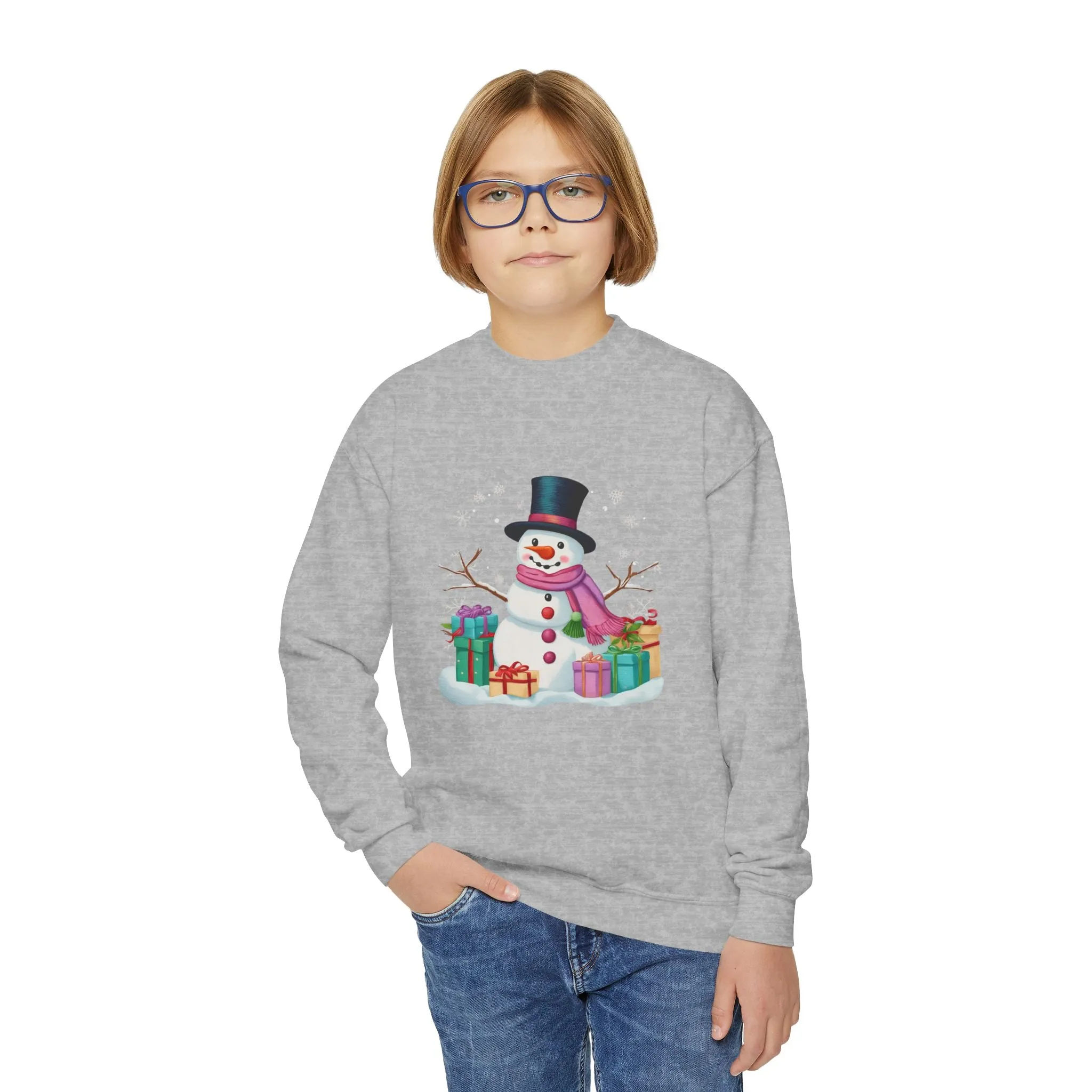 Snowman Youth Sweatshirt