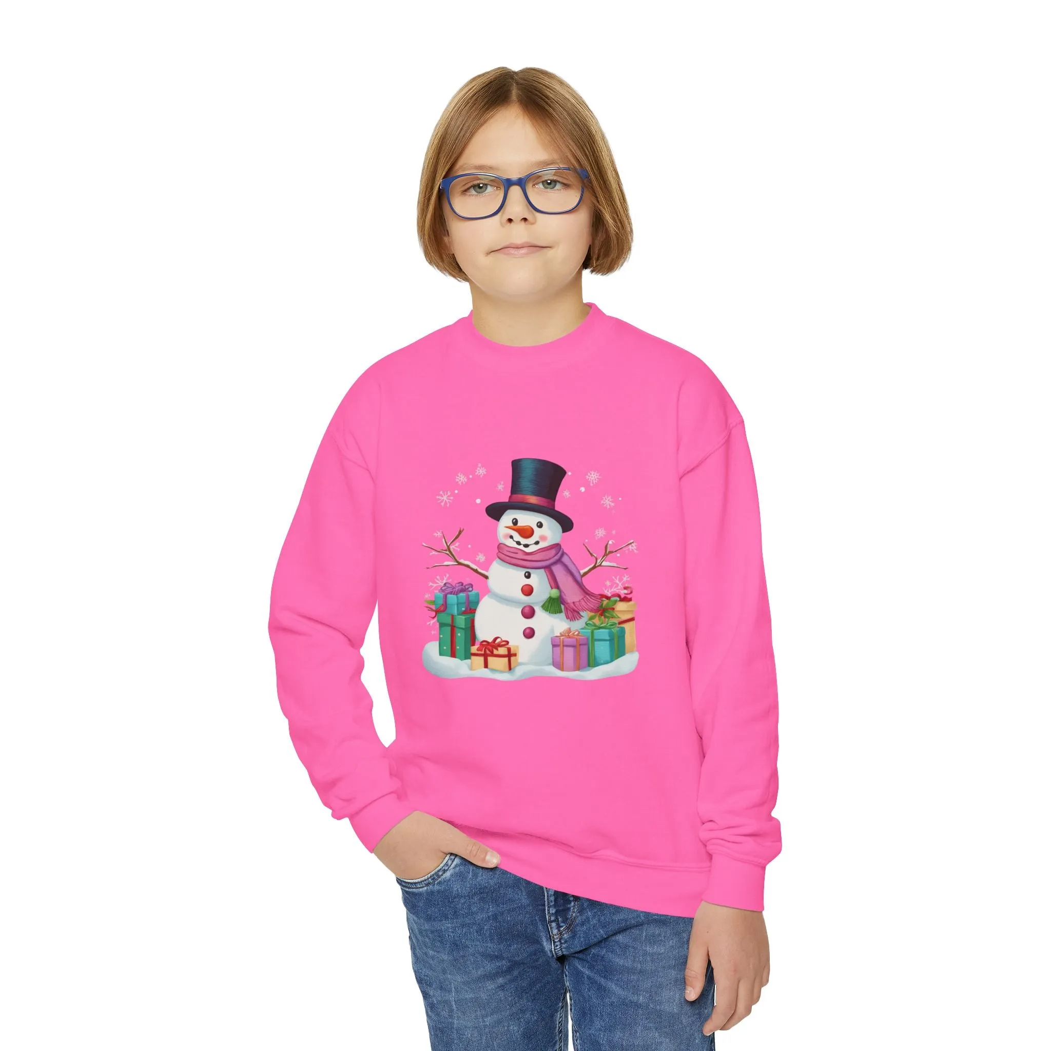 Snowman Youth Sweatshirt