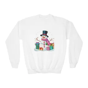 Snowman Youth Sweatshirt