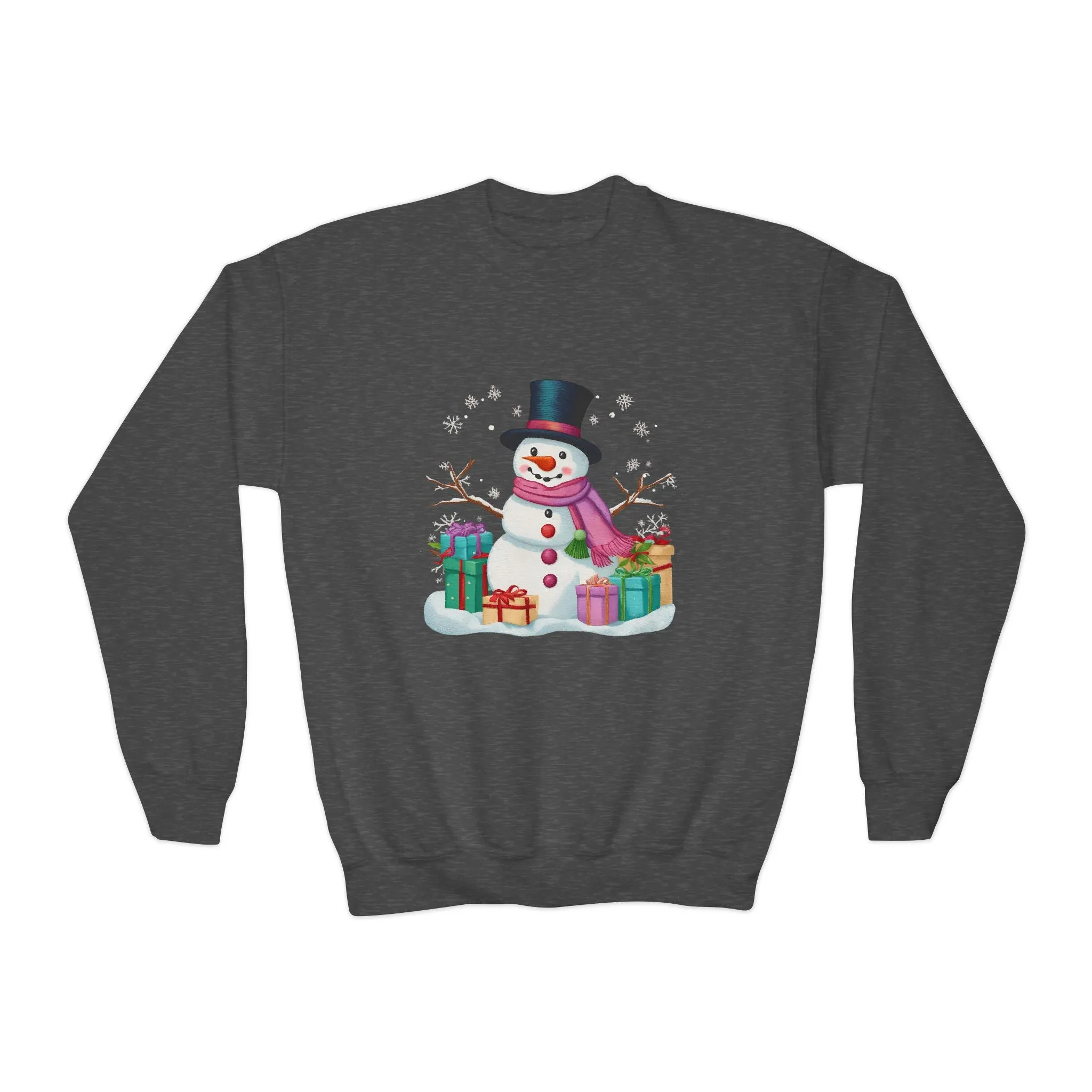 Snowman Youth Sweatshirt