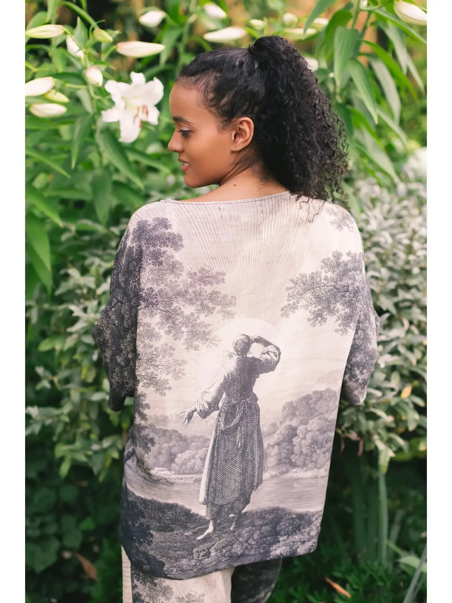 Still I Rise Tee Luxe Bamboo Landscape Print Tunic Shirt