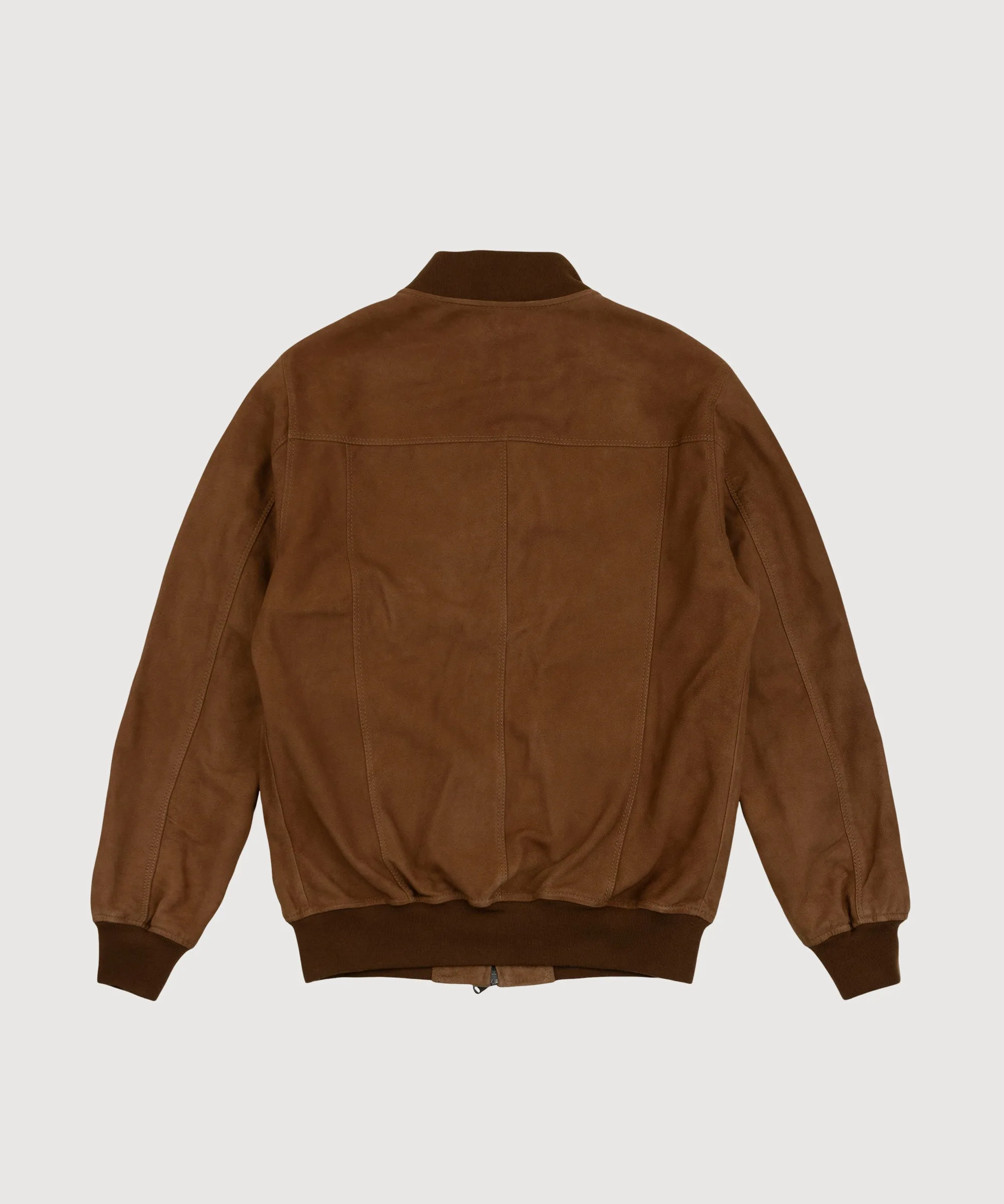 Suede Bomber Jacket