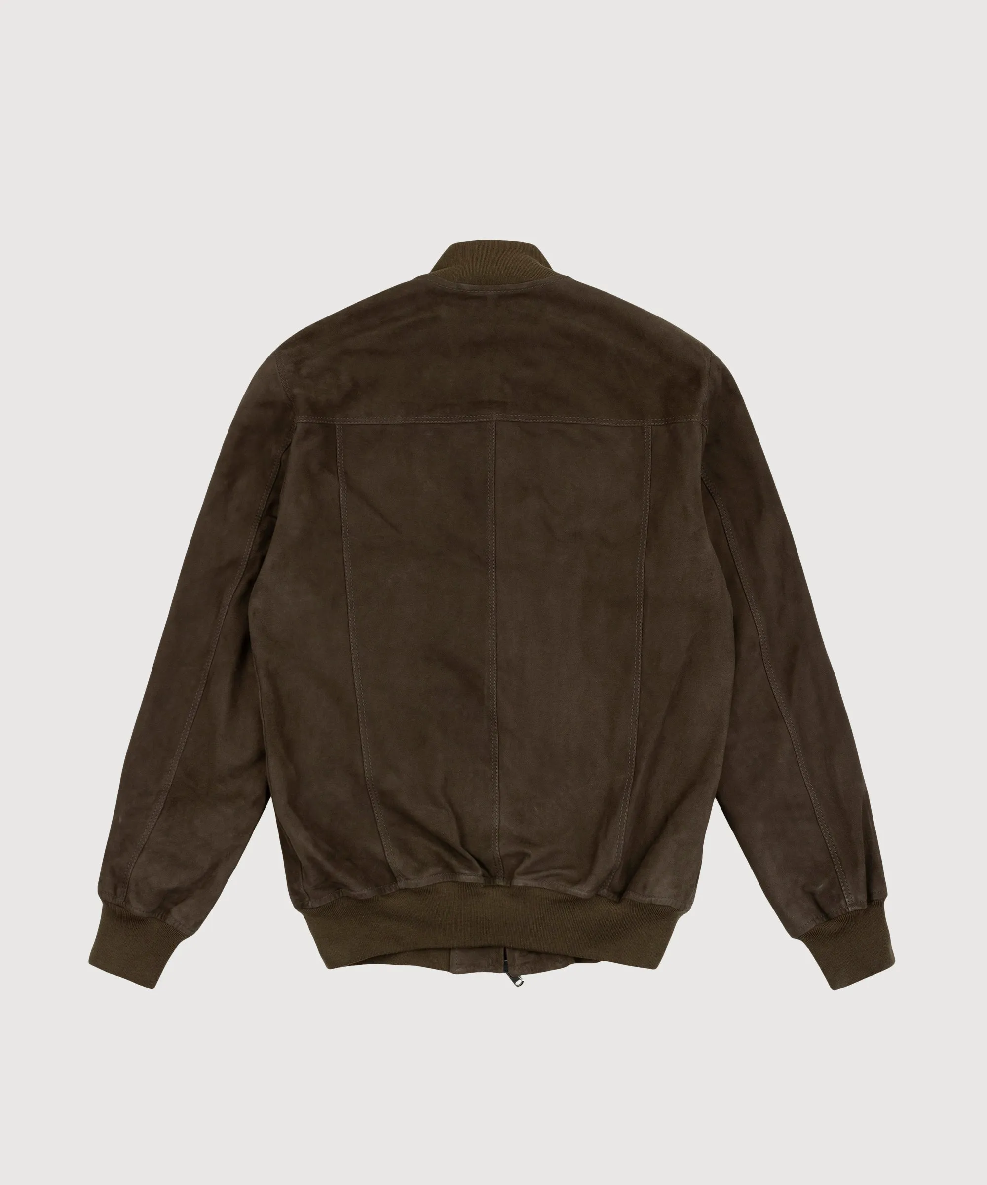 Suede Bomber Jacket