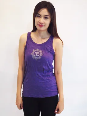 SureDesign Women's Super Soft Tank Top Om Purple