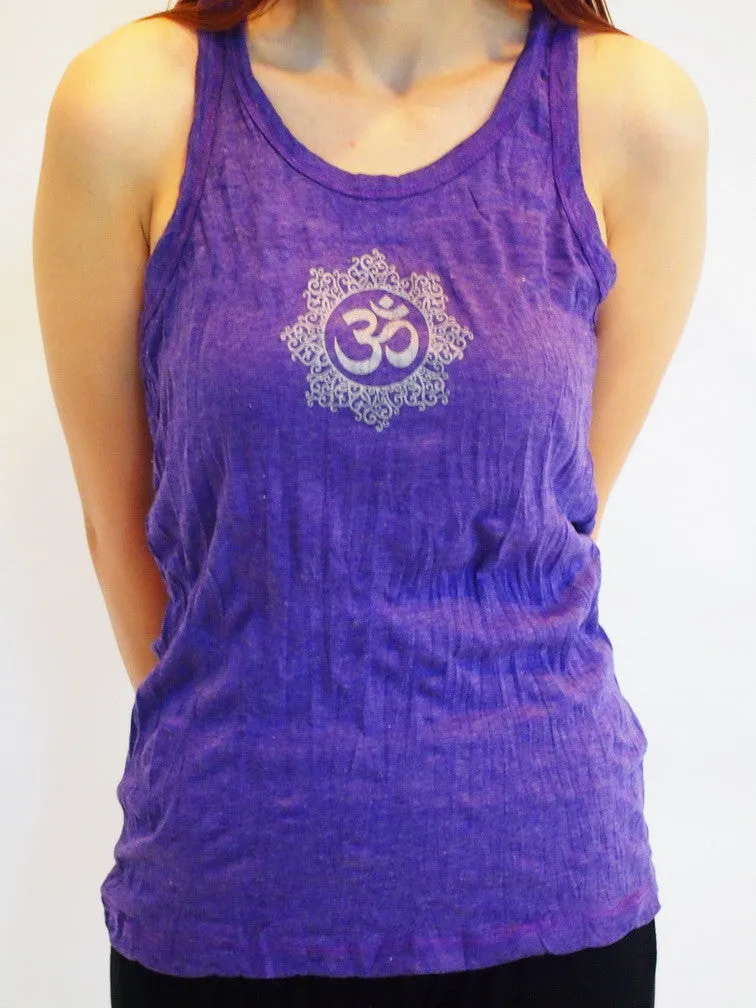 SureDesign Women's Super Soft Tank Top Om Purple