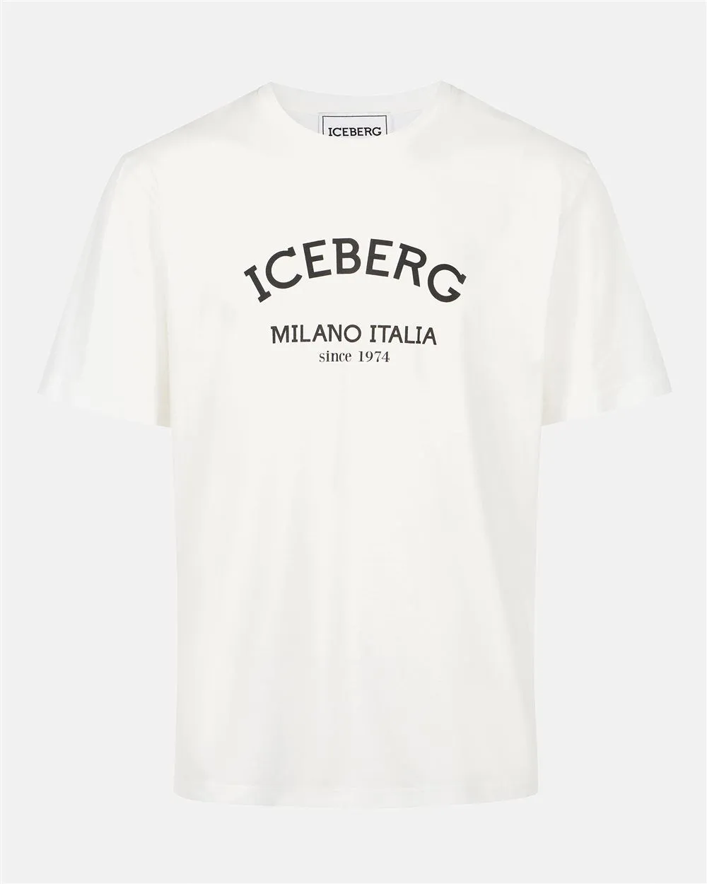 T-shirt with Iceberg logo (White) - I24F02N63251111