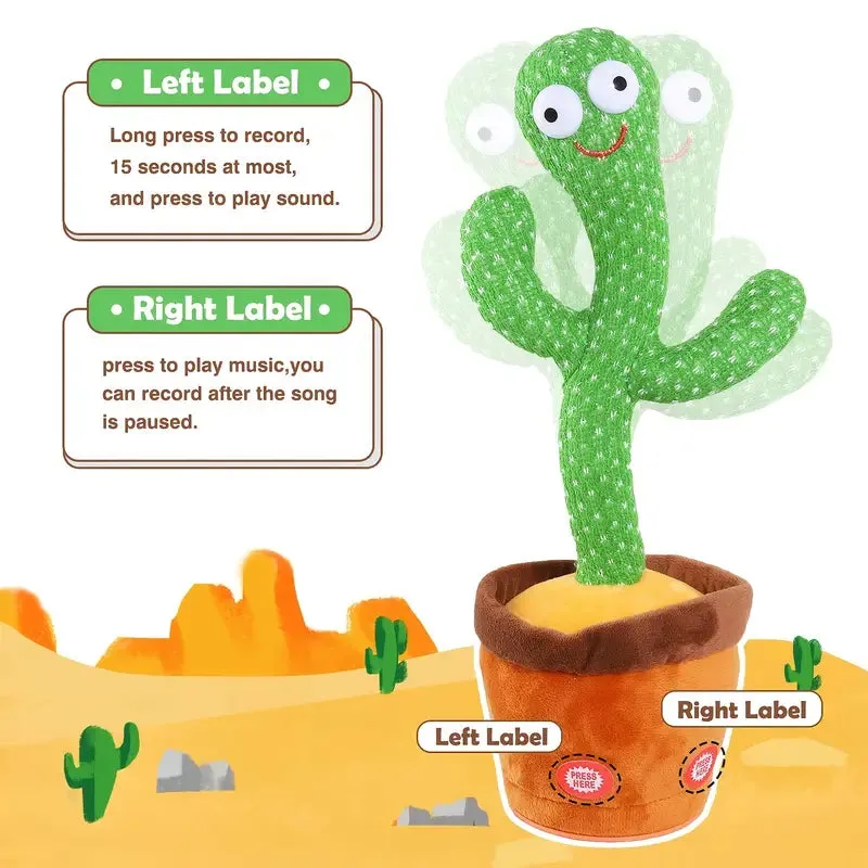 Talking Cactus Baby Toys