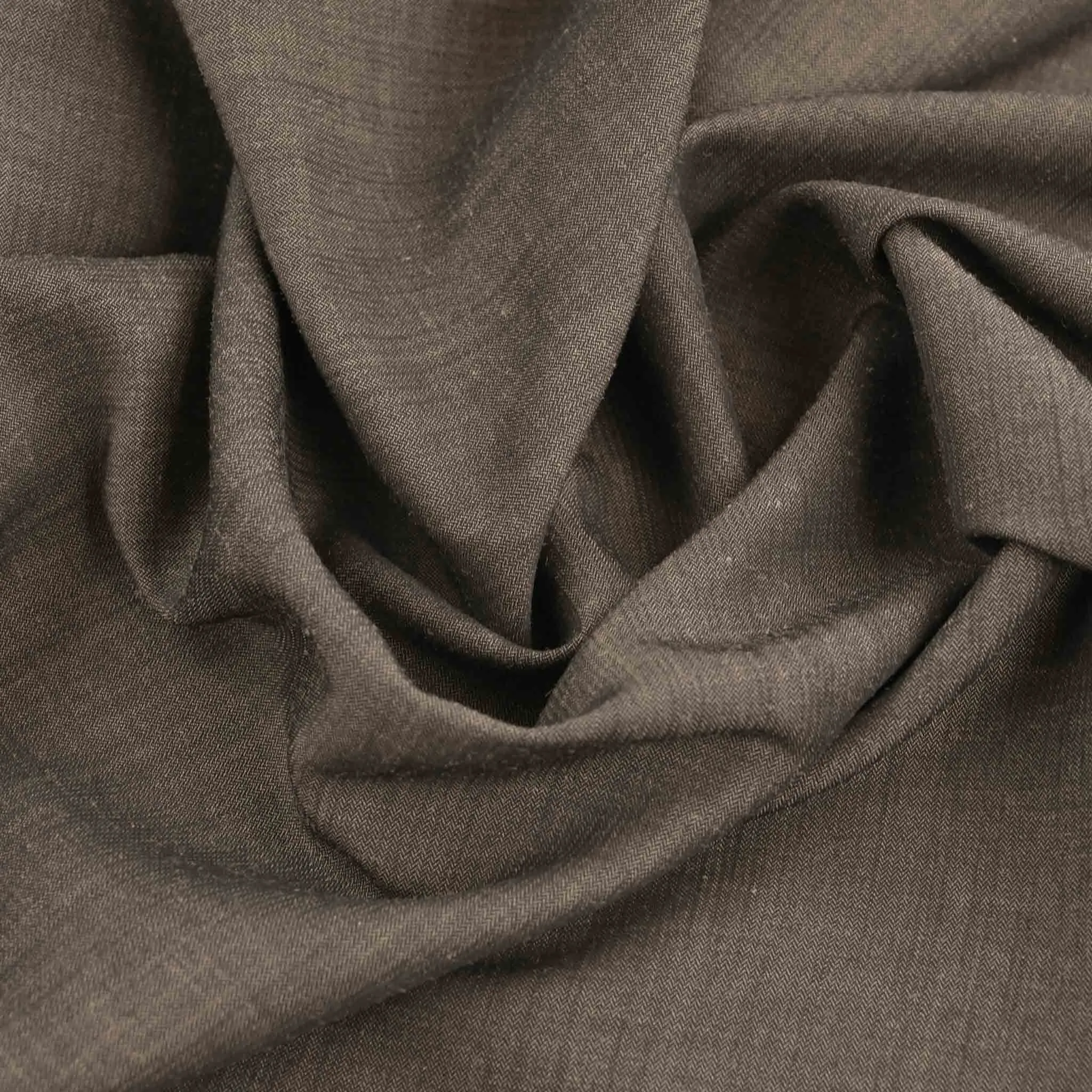 Taupe Herringbone Suiting Fabric 96580